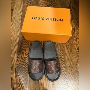 Louis Vuitton Monogram  Mules *Authentic* brand new never worn . Box and dust .